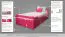Kinderbett / Jugendbett "Easy Premium Line" K1/2n inkl. 2 Schubladen und 2 Abdeckblenden, 90 x 200 cm Buche Vollholz massiv Rosa