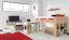 Kinderzimmer Schrank Braun / Weiß 195x80x40 cm