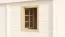 Gartenhaus CH10 - 44 mm Blockbohlenhaus, Grundfläche: 11,90 m², Satteldach