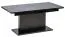 Couchtisch höhenverstellbar und ausziehbar Escolar 2, Farbe: Schwarz - 126-168 x 70 x 58-75 cm (B x T x H)