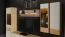 Kommode Gataivai 29, Farbe: Beige Hochglanz / Walnuss - Abmessungen: 85 x 172 x 41 cm (H x B x T)