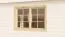 Doppelfenster für 34 mm Gartenhäuser, Maße: 945 x 1360 mm