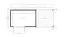 Gartenhaus Lounge Frankfurt 02 mit Dachanbau | Schleppdach | HPL-Fassadenplatten | Grundfläche 13,12 m² |  Weiß / Anthrazit | Elementgartenhaus