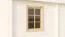 Einzelfenster für 44 mm Gartenhäuser, Maße: 945 x 725 mm, Fensteranschlag rechts