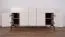 Kommode Asau 14, Farbe: Kaschmir / Eiche dunkel - Abmessungen: 83 x 150 x 47 cm (H x B x T)