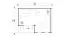 Gartenhaus G24 Lichtgrau inkl. Fußboden - 44 mm Blockbohlenhaus, Grundfläche: 17,20 m², Pultdach
