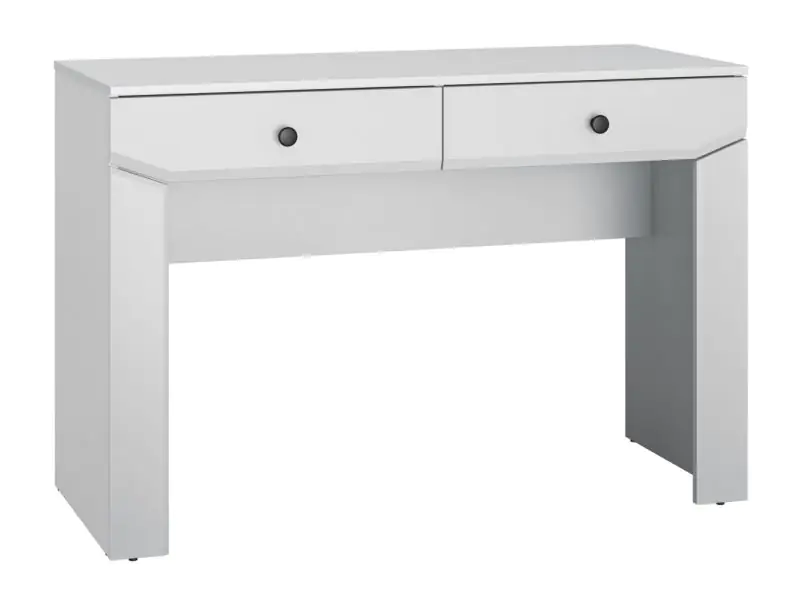 Schreibtisch Sastamala 10, Farbe: Silbergrau - Abmessungen: 79 x 117 x 51 cm (H x B x T), mit 2 Schubladen