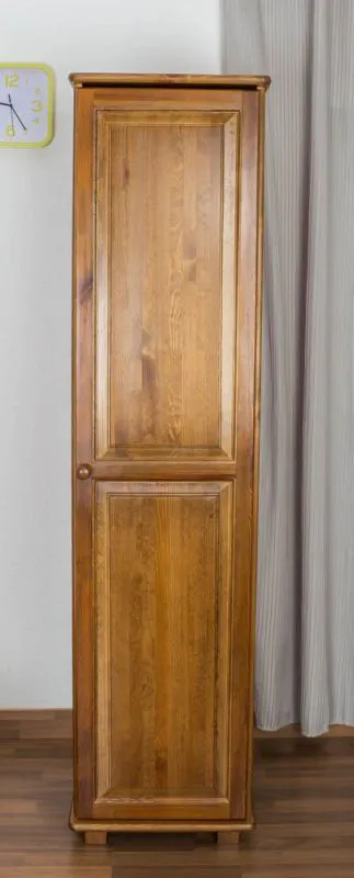 Massivholz-Schrank, Farbe: Eiche 190x47x60 cm Abbildung