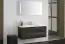 Badezimmermöbel - Set CX Rajkot, 2-teilig inkl. Waschtisch / Waschbecken, Farbe: Eiche Schwarz