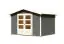 Gartenhaus mit Satteldach ohne Dachpappe, Farbe: Terragrau, Grundfläche: 7,1 m²