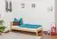 Kinderbett / Jugendbett Kiefer Vollholz massiv natur A5, inkl. Lattenrost - Abmessung 90 x 200 cm