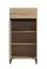 Kommode | 1 Schublade | Farbe: Eiche Artisan | 1 Drehtür | ABS-Kanten | 2 Fächer | Maße: 54,5 x 40 x 109,5 cm | Beine: Schwarz | für den Eingangsbereich