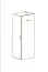 Weißer Hängeschrank Raudberg 22, Farbe: Weiß - Abmessungen: 126 x 40 x 29 cm (H x B x T), mit Push-to-open Funktion