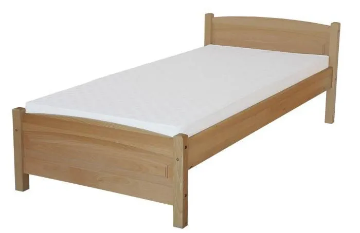 Buche Bettgestell 160 x 200 cm Natur Abbildung