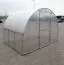 Gewächshaus 33 HKP 4 mm, Grundfläche 24 m² - Abmessungen: 800 x 300 cm (L x B)