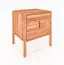 Nachtkommode Wellsford 04 Kernbuche massiv geölt - Abmessungen: 64 x 60 x 36 cm (H x B x T)