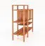 Regal Wellsford 38 Kernbuche massiv geölt - Abmessungen: 123 x 120 x 46 cm (H x B x T)