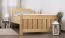 Bettgestell Kiefer 90 x 200 cm Natur