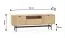 TV-Unterschrank | Farbe: Eiche Mavelie | 2 Drehtüren | 1 Kipptür | Soft-Close Funktion | 1 Kabeldurchführung | 4 Fächer | 150 x 33 x 53 cm | TV-Möbel