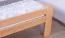 Doppelbett "Easy Premium Line" K4 in Überlänge, 180 x 220 cm Buche Vollholz massiv Natur