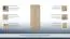 Drehtürenschrank "Kontich" 04, Farbe: Eiche Sonoma - Abmessungen: 212 x 80 x 50 cm (H x B x T)