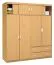 Drehtürenschrank / Kleiderschrank Sepatan 11, Farbe: Erle - Abmessungen: 220 x 170 x 55 cm (H x B x T)