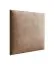 Polsterpaneele, 10er Set, Farbe: Braun, Bezug: Velour, Maße: 38 x 40 cm