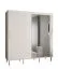 Moderner Schiebetürenschrank mit genügend Stauraum Jotunheimen 117, Farbe: Weiß - Abmessungen: 208 x 200,5 x 62 cm (H x B x T)