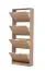 Hoher Schuhschrank Veliko 04, Farbe: Eiche Sonoma, vier Kipptüren, ABS-Kanten, schmaler Schuhschrank, Maße: 155,5 x 58 x 18 cm, für den Vorraum