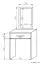 Schminktisch Cikupa 20, Farbe: Nuss / Ulme - Abmessungen: 134 x 60 x 40 cm (H x B x T)