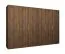 Kleiderschrank / Drehtürenschrank | Farbe: Walnuss | Griffe: Gold | vier Fächer | 3 Meter breit | vier Kleiderstangen | Soft-Close-Funktion | sechs Türen