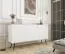 Sideboard / Kommode mit Push-to-open Funktion Horsham 55, Farbe: Weiß, ABS-Kantenschutz, Beine: Schwarz, sechs Fächer, einfaches und modernes Design