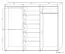 Schiebetürenschrank / Kleiderschrank Cikupa 51, Farbe: Nuss / Ulme - Abmessungen: 210 x 220 x 60 cm (H x B x T)