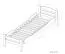 Kinderbett / Jugendbett "Easy Premium Line" K1/2n, Buche Vollholz massiv schokobraun lackiert - Liegefläche: 90 x 200 cm