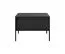 Modernes Wohnzimmer - Set C Balta, 4-teilig, Beine: Metall, Farbe: Schwarz, Push-to-open Funktion, ABS-Kantenschutz