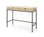 Schreibtisch | elegantes Design | Farbe: Eiche Vicenza | 2 Schubladen | Maße: 104 x 50 x 78 cm | ABS-Kanten | Schminktisch | Griffe & Beine: Schwarz
