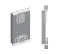 Schiebetürenschrank / Kleiderschrank Combin 02 mit Spiegel, Farbe: Eiche Sonoma / Weiß matt - Abmessungen: 200 x 120 x 62 cm (H x B x T)