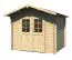 Gartenhaus Gartenfreude 1 - 28 mm Blockbohlenhaus, Grundfläche: 4,91 m², Satteldach