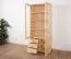 Vitrine Landhaus-Stil, Kiefer Massivholz, Farbe: Natur