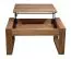 Couchtisch Wooden Nature 14 Wildeiche massiv geölt - 100 x 65 x 46-65 cm (B x T x H)