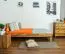 Massivholz Bettgestell Eiche 100 x 200 cm geölt Abbildung