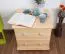 Nachttisch Natur 55x55x47 (HxBxT) Kiefer massiv Abbildung