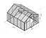 Gewächshaus - Glashaus Grünkohl XL10, gehärtetes Glas 4 mm, Grundfläche: 10,4 m² - Abmessungen: 360 x 290 cm (L x B)