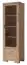 Vitrine "Temerin" 16, Farbe: Eiche Rustikal - Abmessungen: 195 x 60 x 42 cm (H x B x T)