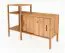 Regal Wellsford 36 Wildeiche massiv geölt - Abmessungen: 86 x 120 x 46 cm (H x B x T)