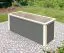 Hochbeet 2 aus nordischer Fichte, Farbe: Terragrau, Abmessungen: 254 x 94 x 92 cm (B x T x H)