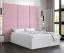 Elegantes Wandpaneel Farbe: Rosa - Abmessungen: 42 x 84 x 4 cm (H x B x T)