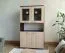 Vitrine Cikupa 43, Farbe: Nuss / Ulme - Abmessungen: 190 x 90 x 40 cm (H x B x T)