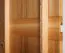 Kleiderschrank mit Spiegel, Farbe: Natur, Eiche teilmassiv, Abmessung: 222 x 115 x 61 cm (H x B x T)