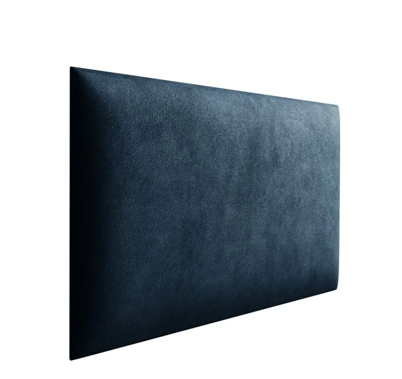 Polsterpaneele, 10er Set, Farbe: Dunkelblau, Bezug: Velour, Maße: 40 x 30 cm
